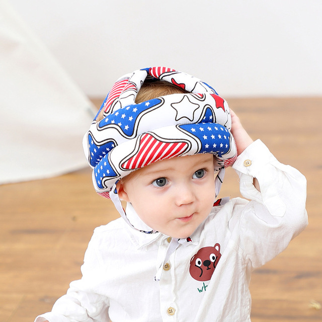 JIYAN Baby Safety Helmet Head Protection Baby Headwear Anti-Fall Cushion Children Learn To Walk Crash Hat