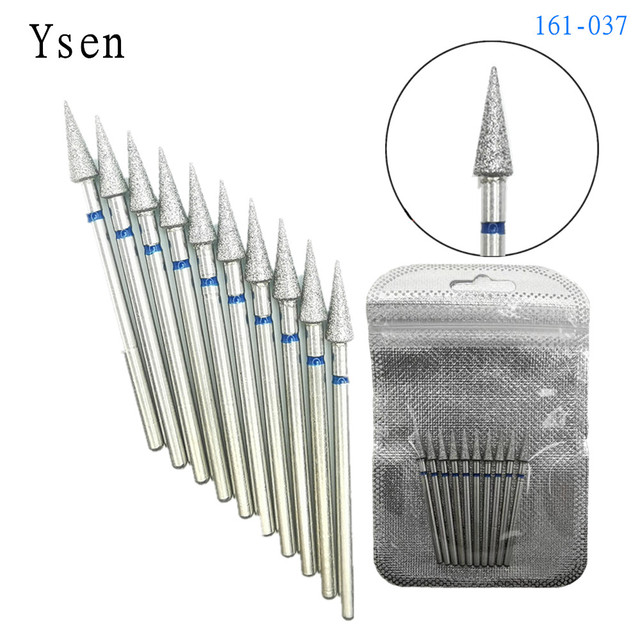 10pcs Diamond Cutting Set for Manicure Drill Kit Accessories Electric Pedicure Nail Drill Machine Gel Remover Manicure Tool