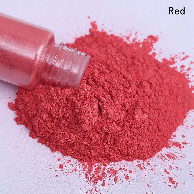 10g Mica Powder Epoxy Resin Dye Pearl Pigment Natural Mineral Mica Handmade Soap Coloring Powder for Cosmetic Soap Making