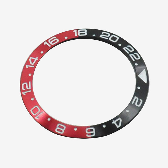 38mm ceramic bezel GMT and diving watch insert for 40mm men's watch watches replacement watch accessories simple dial watch bezel insert