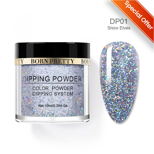 Born Pretty Dipping Nail Powder Cat Magnetic Chameleon Gradient Nail Glitter Powder Sparkle 10ml Natural Dry Dip Nails Decor