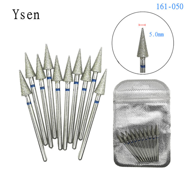 10pcs Diamond Cutting Set for Manicure Drill Kit Accessories Electric Pedicure Nail Drill Machine Gel Remover Manicure Tool