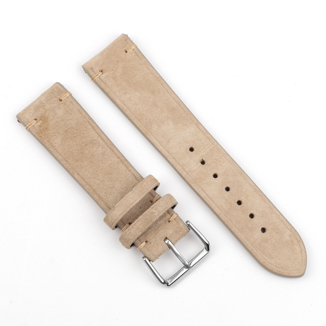 High Quality Suede Leather Antique Watch Straps Blue Watchbands Replacement Strap For Watch Accessories 18mm 20mm 22mm 24mm