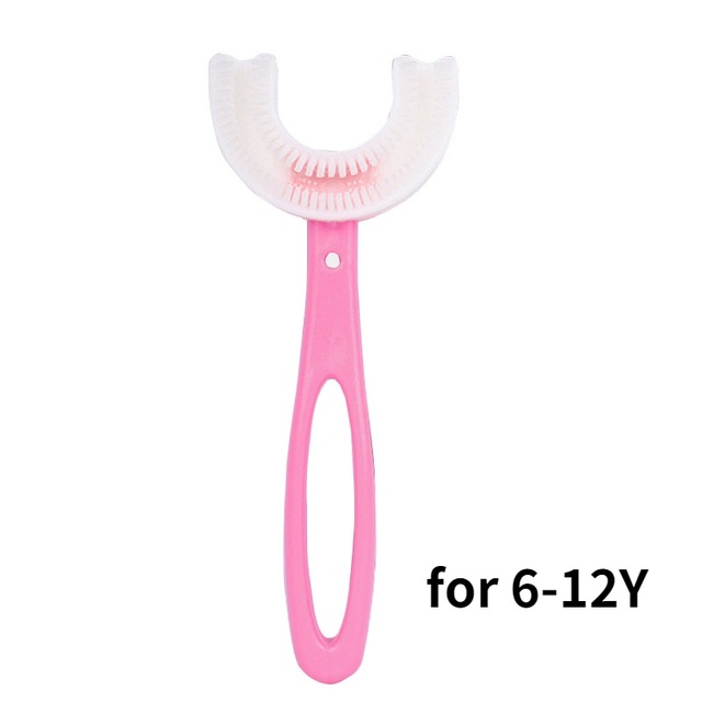 360 Degree Baby Toothbrush U Shape Baby Toothbrush Soft Silicone Toothbrush For Baby Teeth Cleaning Oral Care