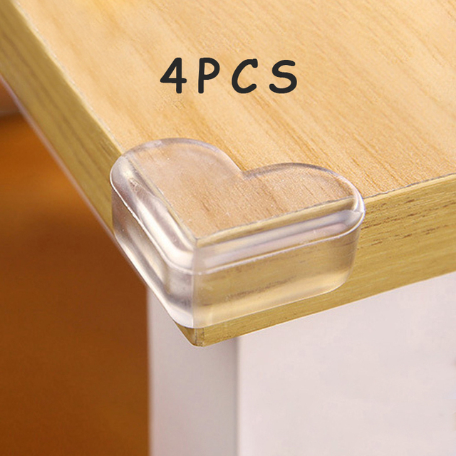 4pcs Safety Silicone Protector Baby Child Table Corner Edge Protection Cover BPA Free Children Anticollision Edge and Guards