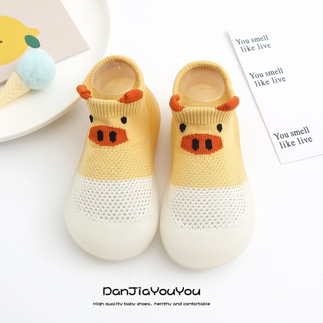 Children's Sock Shoes Summer Hollow Out Cartoon Anti-Skidding Baby Girl Outdoor Shoes Baby Boys Shoes First Walking Shoes 2022