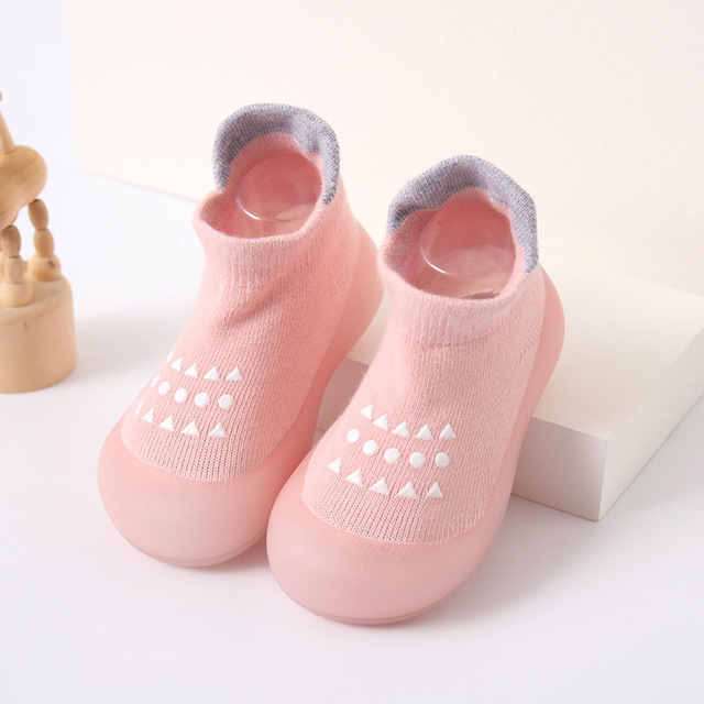 Newborn Baby Socks Shoes Boy Girl Dinosaur Baby First Walkers BeBe Cotton Comfort Soft Anti-Slip Prewalker Crib Infant Shoes