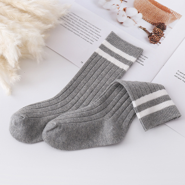 1-12 Years Teenage Kids Boys Toddlers Girls Socks Knee High Long Soft Cotton Baby Socks Stripped Children Socks School Clothes