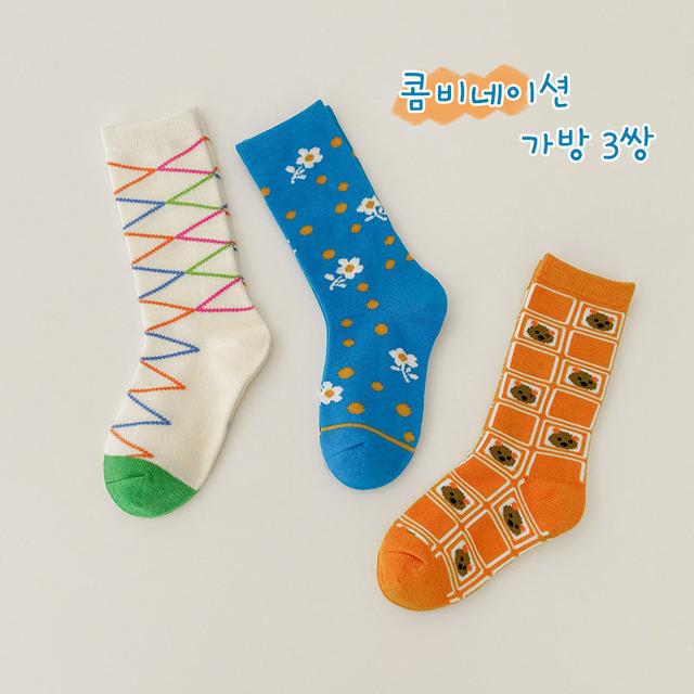 MILANCEL 2022 New Spring Kids Socks Cute Bear Girls Cotton Socks Casual Boys Socks Fashion Children Socks