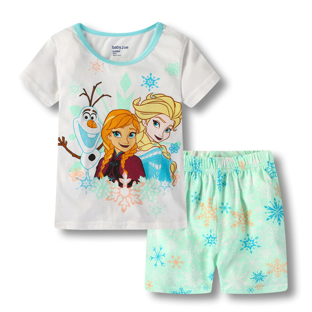 New Children's Rapunzel Clothing Set Boys Sleepwear Clothes Kids Pajamas Set Baby Girls Cotton Pajamas Cartoon Pajamas