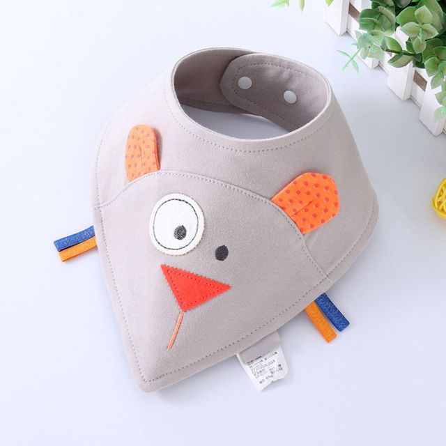 Baby Bibs Cartoon Animal Cotton Burp Cloths Waterproof Baby Feeding Bib Saliva Triangle Towel Infant Newborn Kids Stuff