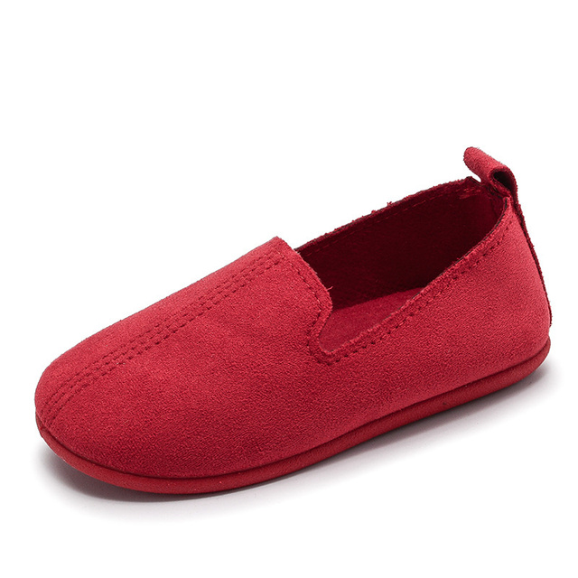 Unisex Kids Shoes Boys Girls Slip On Shoes Kids Casual Sneakers Solid Color Soft Baby Boys Flats 4 Colors