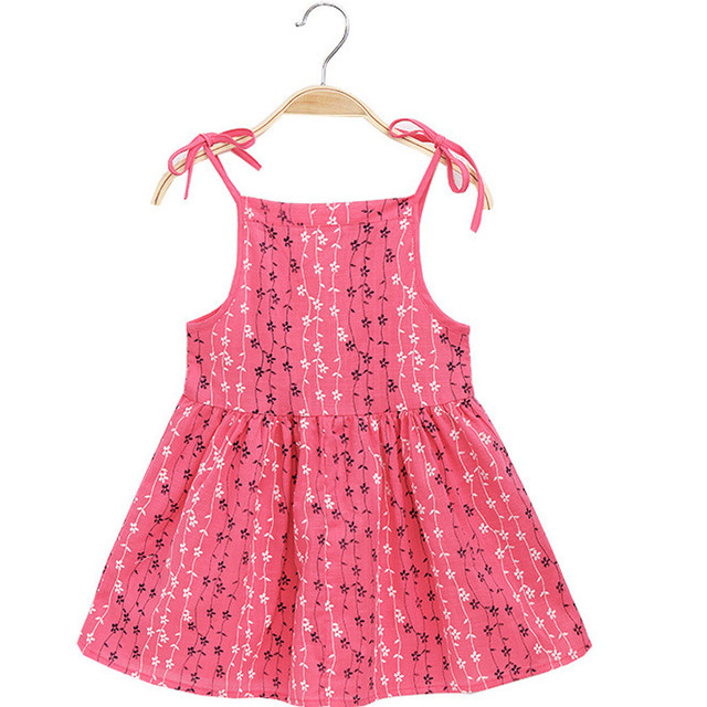 Toddler Toddler Baby Girl Solid Flower Striped Princess Party Dress Girl Sundress Clothes Robe Princesse Toddler Infant Toddler