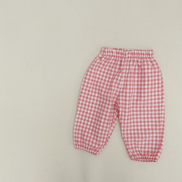 Toddler Baby Girl and Boy Lattice Pants Summer Kids Mosquito Pants Thin Cotton Boys Casual Loose Trousers Sweatpants