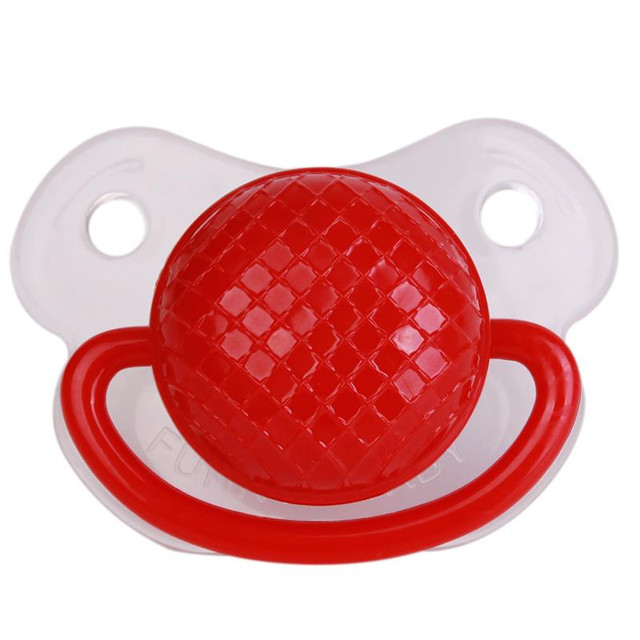 Silicone Funny Nipple Dummy Baby Soother Joke Prank Toddler Pacy Orthodontic Nipples Teether Baby Pacifier Care