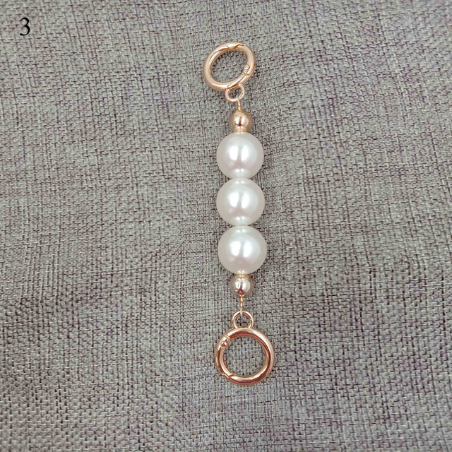 Pearl Bag Chain Strap Extender Bag Hanging Chain Pearl Chain for Decoration Girls Bag Accessories Handbag Chain Shoulder Bag Chain