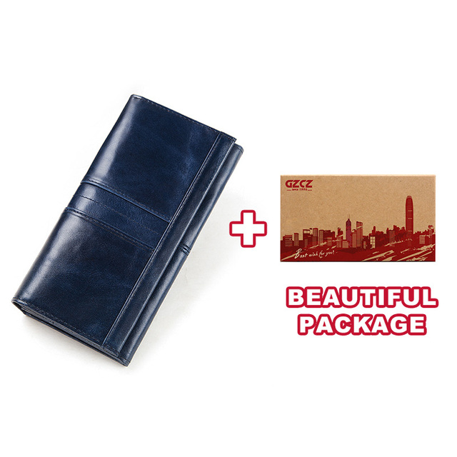 New Fashion Women's Leather Wallet Genuine Leather Women Wallet With Clip Card Holder Business Card Holder