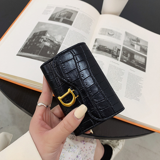 2021 new designer famous brand D style ladies wallet leather card bag all-match temperament women handbag