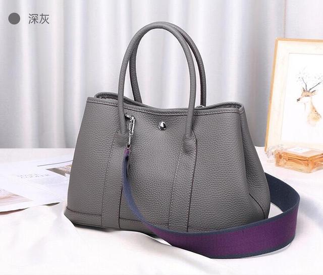 2020 100% Genuine Leather Luxury Women Tote Bag Famous Brand Garden Party Handbag Cowhide Bag Lady Classic Shoulder Bag