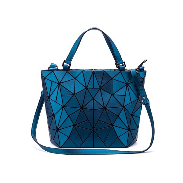 Women's Handbag Geometric Quilted Diamond Tote Bag Shoulder Bag Laser Plain Foldable 2020