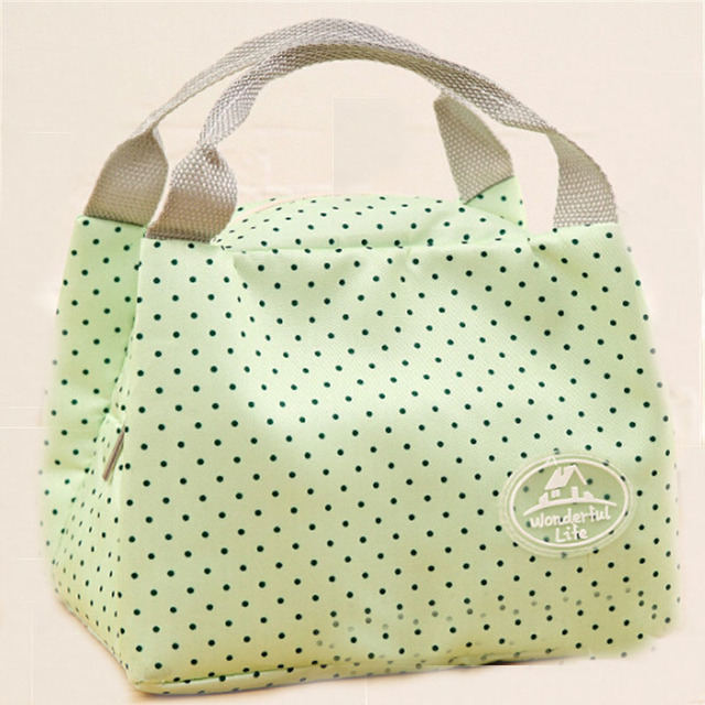 Fashion Portable Insulated Oxford Cloth Print Lunch Bag Thermal Food Picnic Lunch Bags For Women Kids Men Lunch Bag Tote