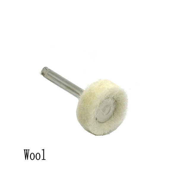 1pc Dental Polishing Wheel Cotton Wool Polishing Brushes Polishing For Rotary Tools Jewelry Buffing 2.35mm Polishing Wheel