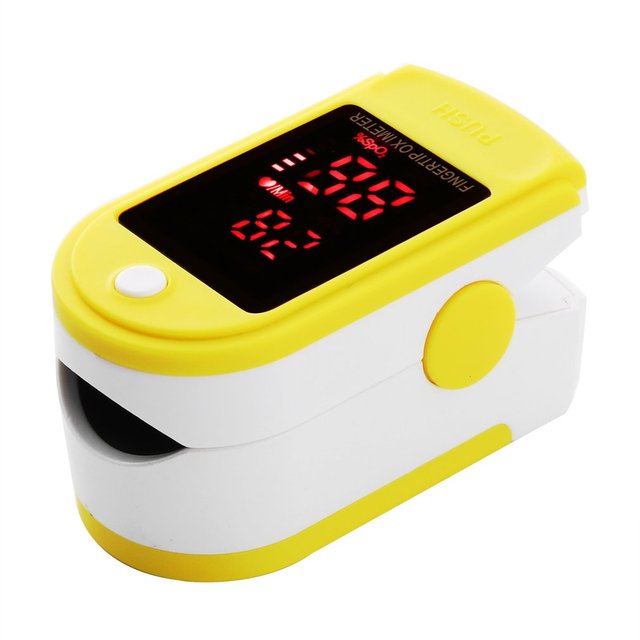 SMH-01 Durable Portable Finger Pulse Oximeter Sports Finger Clip LED Screen Heart Rate Monitor Blood Oxygen Saturation Meter