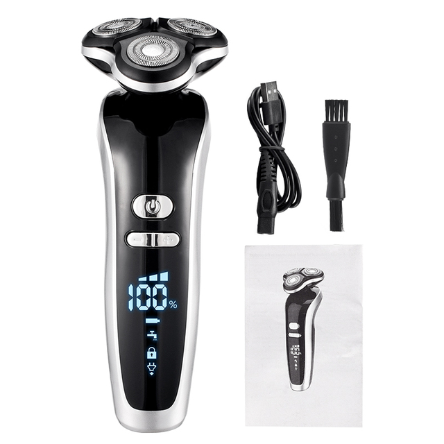 New Electric Shaver for Men 4D Electric Beard Trimmer USB Rechargeable Professional Hair Trimmer Hair Clipper Razor Adult for Men