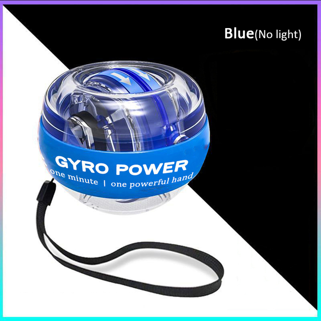 LED Wrist Ball Self Starting Gyroscope Energy Ball Gyro Strength Ball Muscle Relax Arm Wrist Strength Trainer Fitness Sports Equipment