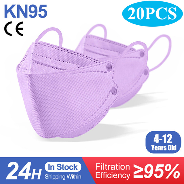 Kids kn95 Masks ffp2mascarillas Fish ffp2 Ninos Child Respirator Mouth Mask Respirator N95 Mask KN95 Mascarillas Infantil