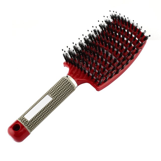 Women Men Hair Scalp Massage Bristle Comb & Nylon Brush Wet Curly Detangling Hair Brush for Salon Hairdressing Styling Tools