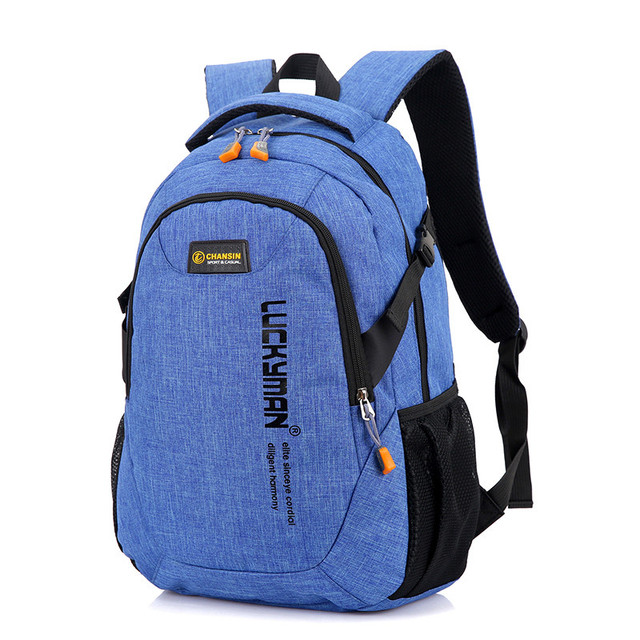 2021 New Fashion Men's Backpack Male Bag Polyester Laptop Backpack Computer Bags High School Student College Students Male Bag