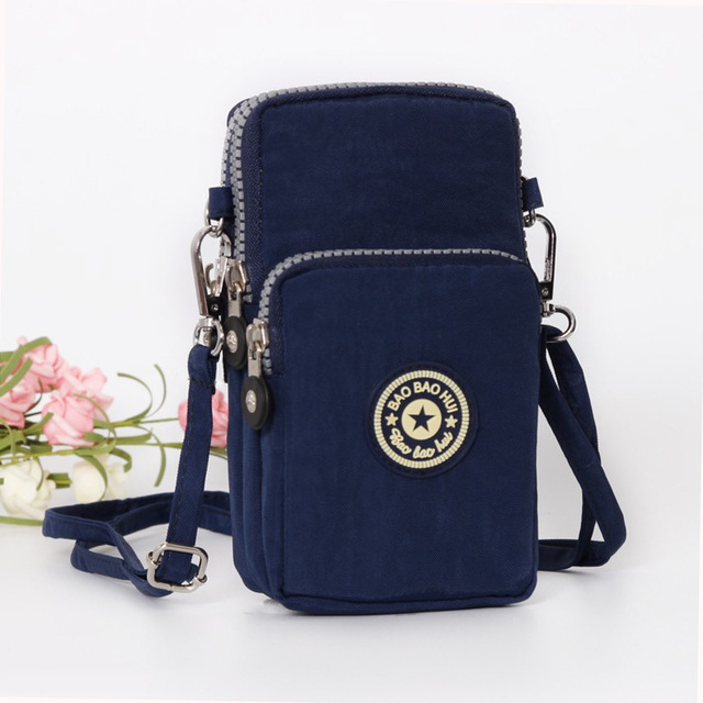 Mobile Cover Women Hanging Shoulder Mobile Phone Bag Wallet Coin Purse Zipper Small New Wild Small Messenger Bag Female