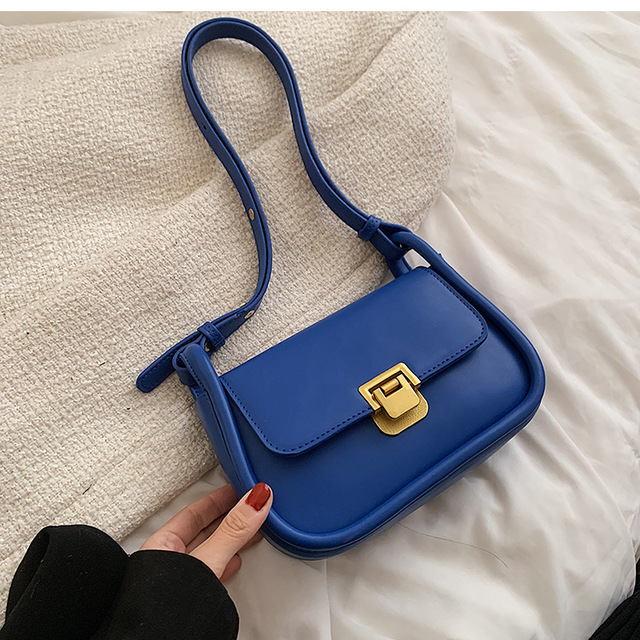 Fashion klein blue woman shoulder bag luxury design underarm crossbody bags for women female designer handbag 2022 spring new