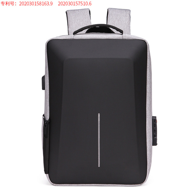 Men's Multifunctional Reflective Stripe Anti-theft Backpack 15.6 Inch Laptop Notebook USB Travel Bag Backpack Male School Bag