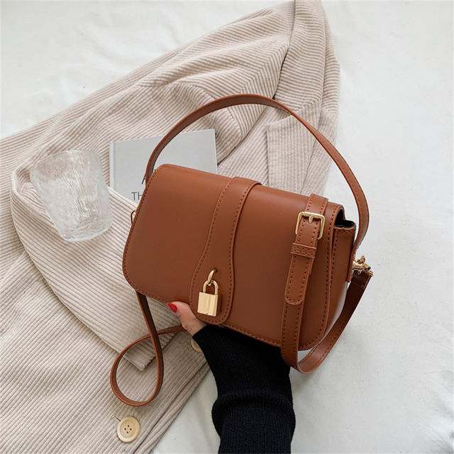 Luxury Designer Shoulder Crossbody Messenger Bag For Female Women Fashion Handbag Purses Branded High Quality Leather Flap Bag