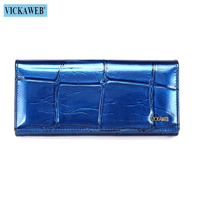 Genuine Leather Long Wallet With Magnetic Closure For Women Free Gift Fashion Wallet