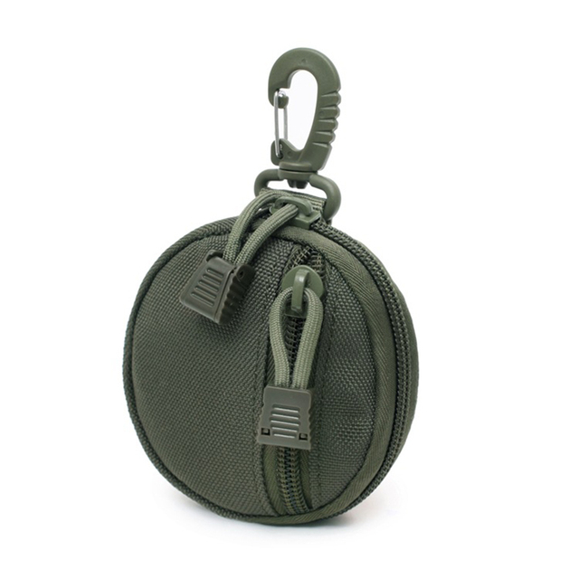 Tactical EDC Pouch Military Key Earphone Holder Men Coin Wallet Purses Army Coin Pocket With Hook Waist Belt Bag For Hunting