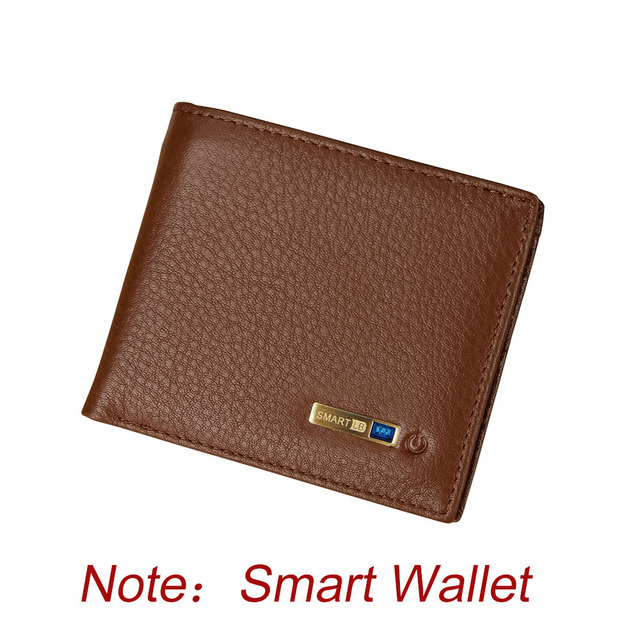 Smart Anti-lost Wallet Tracker Genuine Leather Men Wallets Soft Bluetooth Compatible Leather Wallet Male Luxury Men Wallet