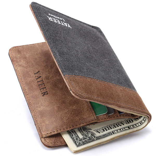 men wallets coin purse wallets for men with checkbook holder soft card case classic canvas man wallet money bag purses