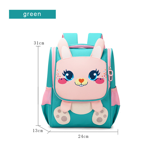 Children's school bag for girls large capacity children's backpack lightweight breathable fashion gradient princess bag for girls