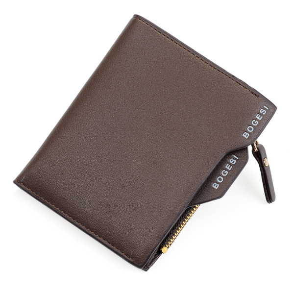 Bogesi - Men's Zipper Wallet, Men's Zipper Wallet, Famous Brand Small Wallet