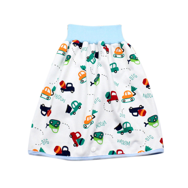 Prevent Baby Bedwetting Pure Cotton Baby Skirt To Prevent Urine Leakage 2 in 1 Toilet Learning Pants Reusable Washable Skirts