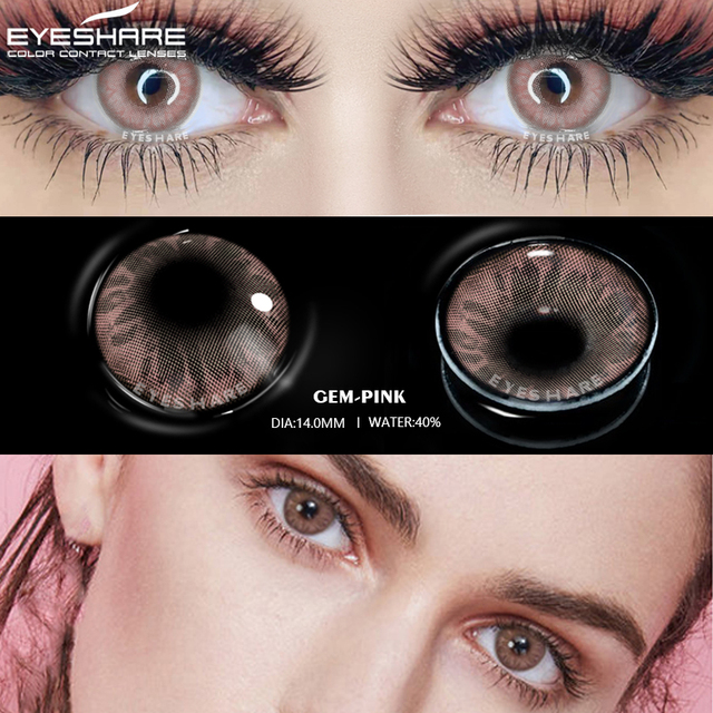 Eyeshare Colored Eye Lenses Annual Makeup Colored Eye Contact Lenses Eye Contact Lenses Cosmetic Colored Eyes Eyes Makeup