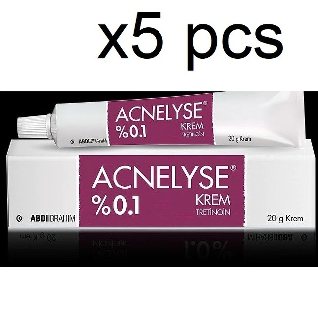 ACNELYSE 0.1 Skin Cream Retinol Vitamin A Acne Treatment Fine Wrinkles Papules & Pimples Maximum Strength Long Expiry Better