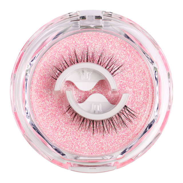 3D False Eyelashes Reusable Self-adhesive Fake Eye Lashes Glue Free Easy to Wear Natural Eyelashes Extension Makeup Tool