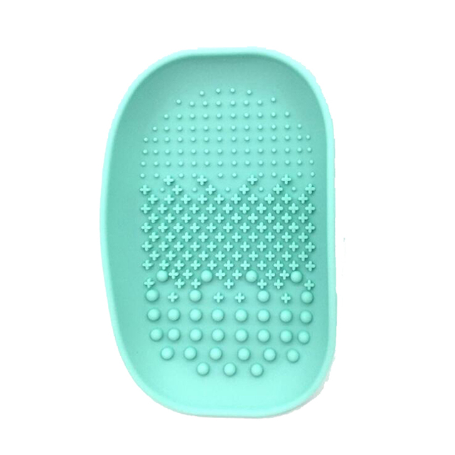 1pc Silicone Makeup Brush Cleaning Mat Cosmetic Brush Cleaner Palette Scrub Professional Makeup Brush Washing Pad Tools