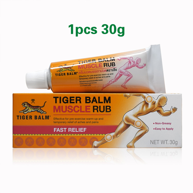 100% Original Tiger Balm Red White Rub Lotion Muscle Pain Relieving Relief Plaster Relaxing Balm Joint Pain Massage Ointment Medical