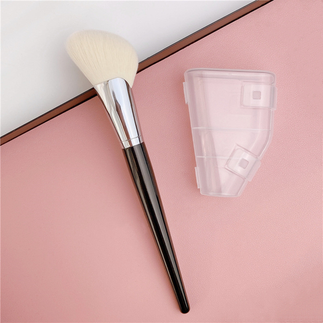 Loebig 72# Fan Contour Brush Professional Face Blush Highlighting Bronzer Contour Powder Brush Soft Synthetic Hair Sculpting Brushes