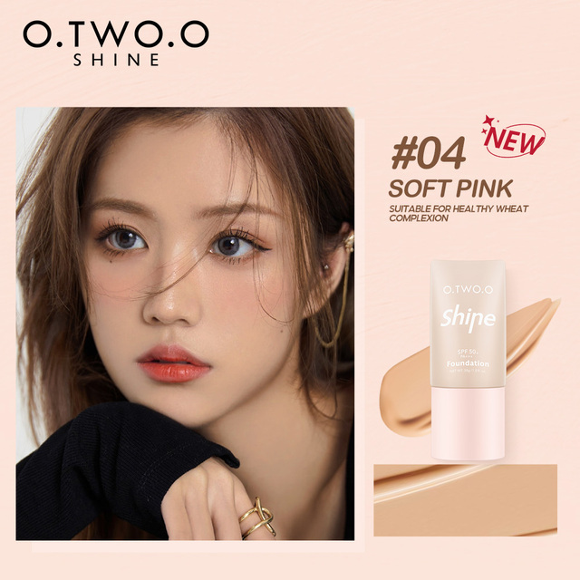 O.TWO.O Full Coverage Face Liquid Foundation Concealer Lightweight Easy to Wear Foundation Makeup Women Cosmetics